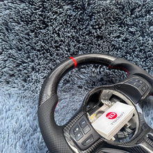 Cargar imagen en el visor de la galería, Volante de fibra de carbono TTD Craft Mitsubishi Evolution 2008-2015 EVO X