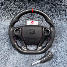 Carregar imagem no visualizador da galeria, Volante de fibra de carbono TTD Craft 9ª geração Accord EX-L V6 2013-2017