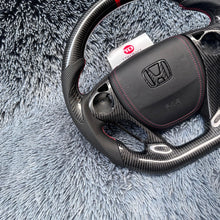 Carregar imagem no visualizador da galeria, Volante de fibra de carbono TTD Craft 9ª geração Accord EX-L V6 2013-2017