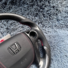 Carregar imagem no visualizador da galeria, Volante de fibra de carbono TTD Craft 9ª geração Accord EX-L V6 2013-2017