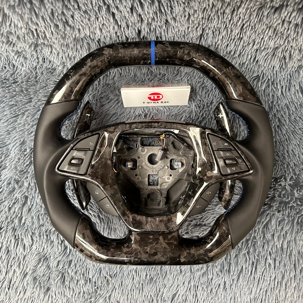TTD Craft 2014-2019 Corvette C7 Carbon Fiber Steering Wheel