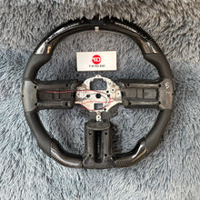Carregar imagem no visualizador da galeria, Volante de fibra de carbono TTD Craft 2010-2014 Mustang GT Shelby GT500 com top LED