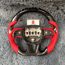Lade das Bild in den Galerie-Viewer, TTD Craft Dodge 2016-2023 Charger Challenger / 2014-2023 Durango Carbon Fiber Steering Wheel