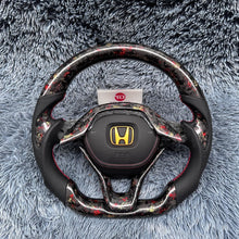 Carregar imagem no visualizador da galeria, Volante de fibra de carbono TTD Craft 10ª geração 2018-2022 Accord / 2018-2022 Insight Sport EX LX EX-L V6