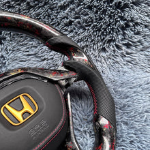 Carregar imagem no visualizador da galeria, Volante de fibra de carbono TTD Craft 10ª geração 2018-2022 Accord / 2018-2022 Insight Sport EX LX EX-L V6