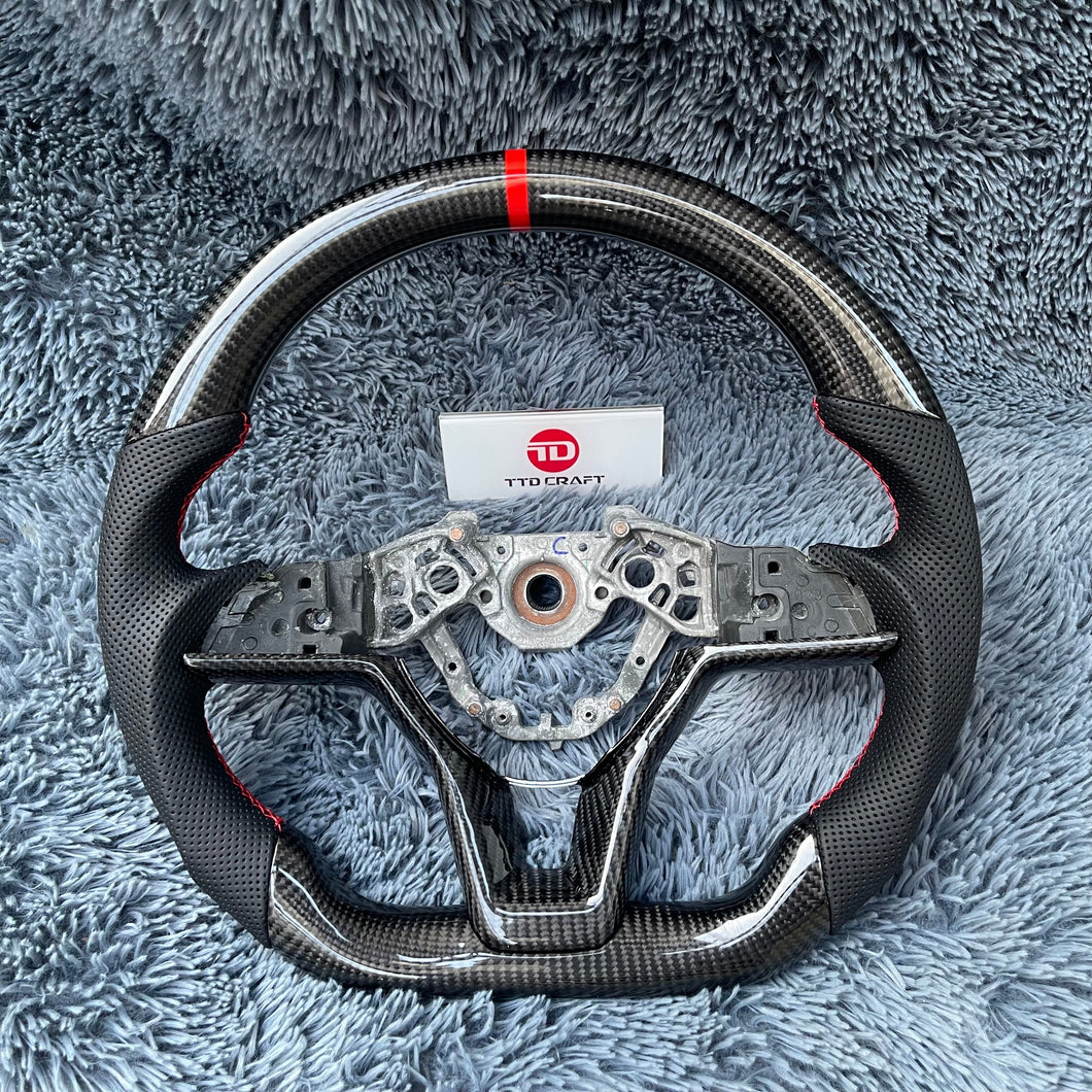 TTD Craft Nissan 2018-2024 Leaf Kicks Carbon Fiber Steering Wheel