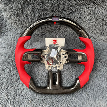 Carregar imagem no visualizador da galeria, Volante de fibra de carbono TTD Craft 2015-2017 Mustang