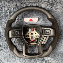 Carregar imagem no visualizador da galeria, Volante de fibra de carbono TTD Craft Ford 2018-2020 F150 Raptor / 2017-2022 F250/ 2017-2022 F350