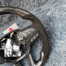 Carregar imagem no visualizador da galeria, Volante de fibra de carbono TTD Craft Dodge 2016-2023 Charger Challenger / 2014-2023 Durango