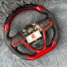 Cargar imagen en el visor de la galería, TTD Craft 2016-2021 Jeep Cherokee / Grand Cherokee Volante de fibra de carbono