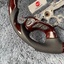 Load image into Gallery viewer, TTD Craft Infiniti M25 2013-2020 QX60 JX35 / 2013-2022 Q70 Q70L / 2011-2019 M35 M37 M56 Carbon Fiber Steering Wheel
