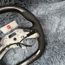 Cargar imagen en el visor de la galería, TTD Craft 2020-2024 Corvette C8 Volante de fibra de carbono