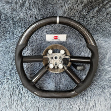 Cargar imagen en el visor de la galería, TTD Craft 2007-2010 Jeep Wrangler Volante de fibra de carbono
