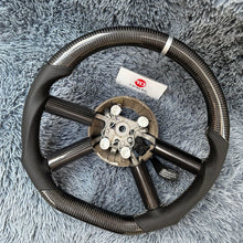 Cargar imagen en el visor de la galería, TTD Craft 2007-2010 Jeep Wrangler Volante de fibra de carbono