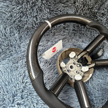 Cargar imagen en el visor de la galería, TTD Craft 2007-2010 Jeep Wrangler Volante de fibra de carbono