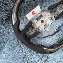 Carregar imagem no visualizador da galeria, TTD Craft Cadillac 2020-2024 CT4 CT4-V Blackwing / CT5 CT5-V Blackwing / 2019-2024 XT4 Volante de fibra de carbono