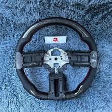 Cargar imagen en el visor de la galería, TTD Craft 2010-2014 Mustang GT Shelby GT500 Volante de fibra de carbono