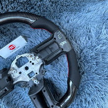 Cargar imagen en el visor de la galería, TTD Craft 2010-2014 Mustang GT Shelby GT500 Volante de fibra de carbono