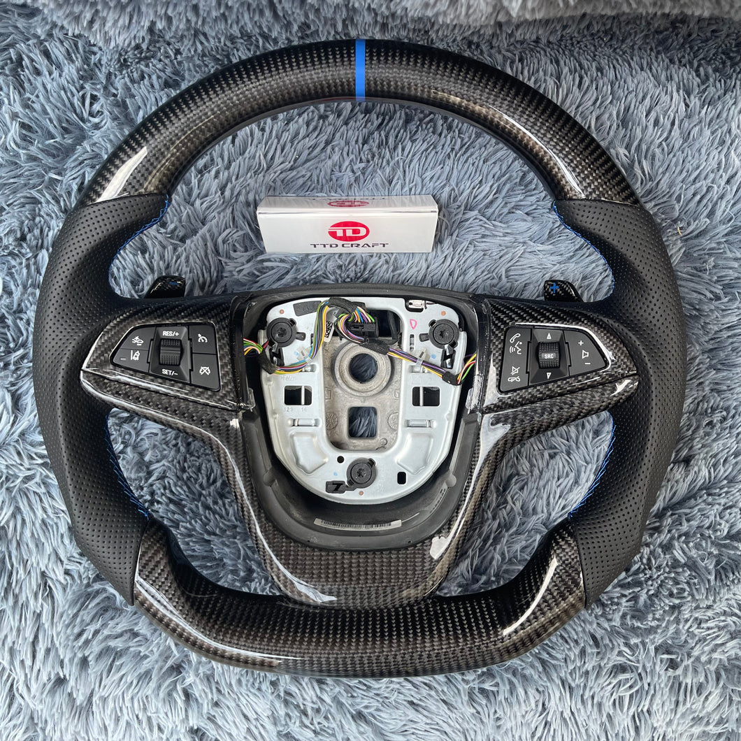 TTD Craft Chevrolet / 2014-2017 Chevy SS Carbon Fiber Steering Wheel