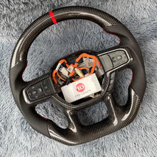 Carregar imagem no visualizador da galeria, TTD Craft 2019-2023 Dodge Ram 1500 2500 3500 Volante de fibra de carbono