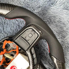 Carregar imagem no visualizador da galeria, TTD Craft 2019-2023 Dodge Ram 1500 2500 3500 Volante de fibra de carbono