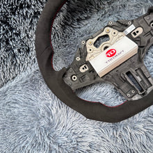 Carregar imagem no visualizador da galeria, TTD Craft BMW 2 SÉRIE F44 G42 / 3 SÉRIE G20 G21 / 4 SÉRIE G22 G23 G24 / 6 SÉRIE G32 /7 SÉRIE G11 G12 / 8 SÉRIE G14 G15 G16 / Z4 G29 / X3 G01 / X5 G05 / X6 G06 / X7 G07 Direção de couro roda