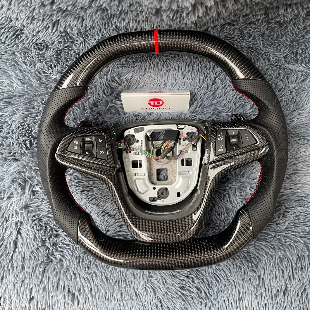 TTD Craft Chevrolet / 2014-2017 Chevy SS Carbon Fiber Steering Wheel