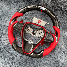 Lade das Bild in den Galerie-Viewer, TTD Craft Toyota 2018-2024 Camry SE XSE TRD V6 VENZA Carbonfaserlenkrad
