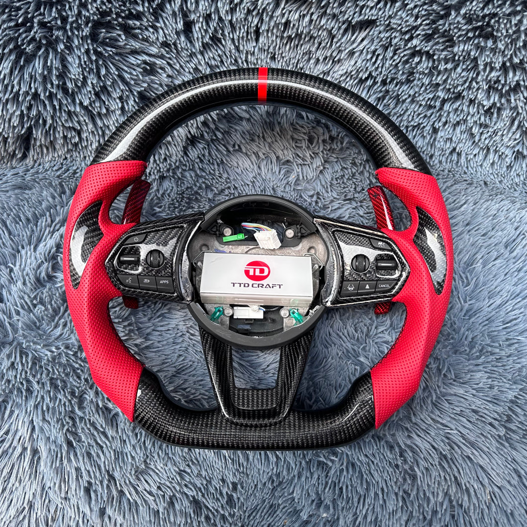 TTD Craft Acura 2021-2024 TLX / MDX Carbon fiber Steering Wheel