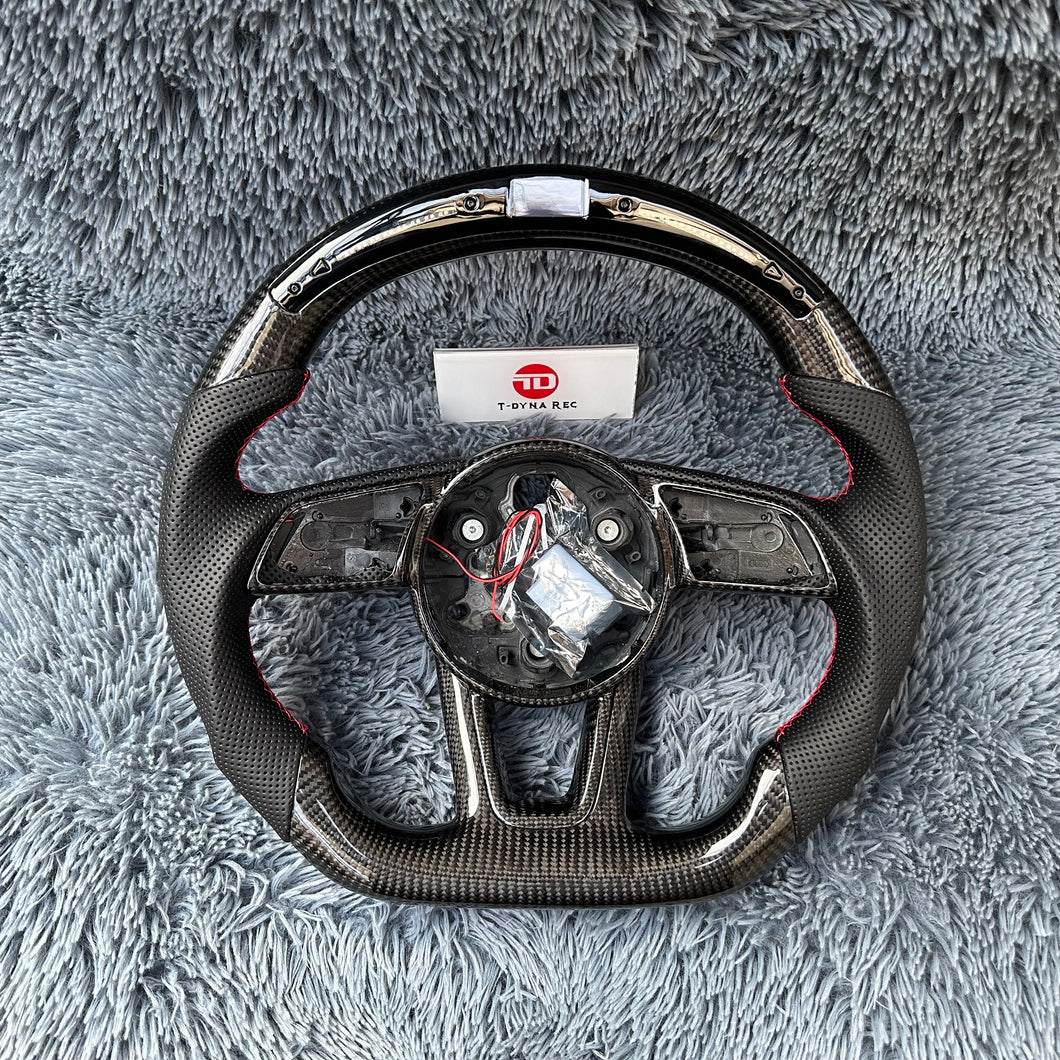 TTD Craft Audi B9 A3 A4 A5 S3 S4 S5 RS3 RS4 RS5 Sport Carbon Fiber Steering Wheel