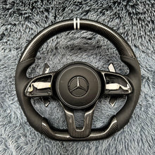 Carregar imagem no visualizador da galeria, TTD Craft BENZ W177/V177 W247 W205 W213 C257 H247 X247 X253 W176 X167 Volante de fibra de carbono