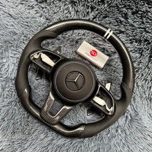 Carregar imagem no visualizador da galeria, TTD Craft BENZ W177/V177 W247 W205 W213 C257 H247 X247 X253 W176 X167 Volante de fibra de carbono