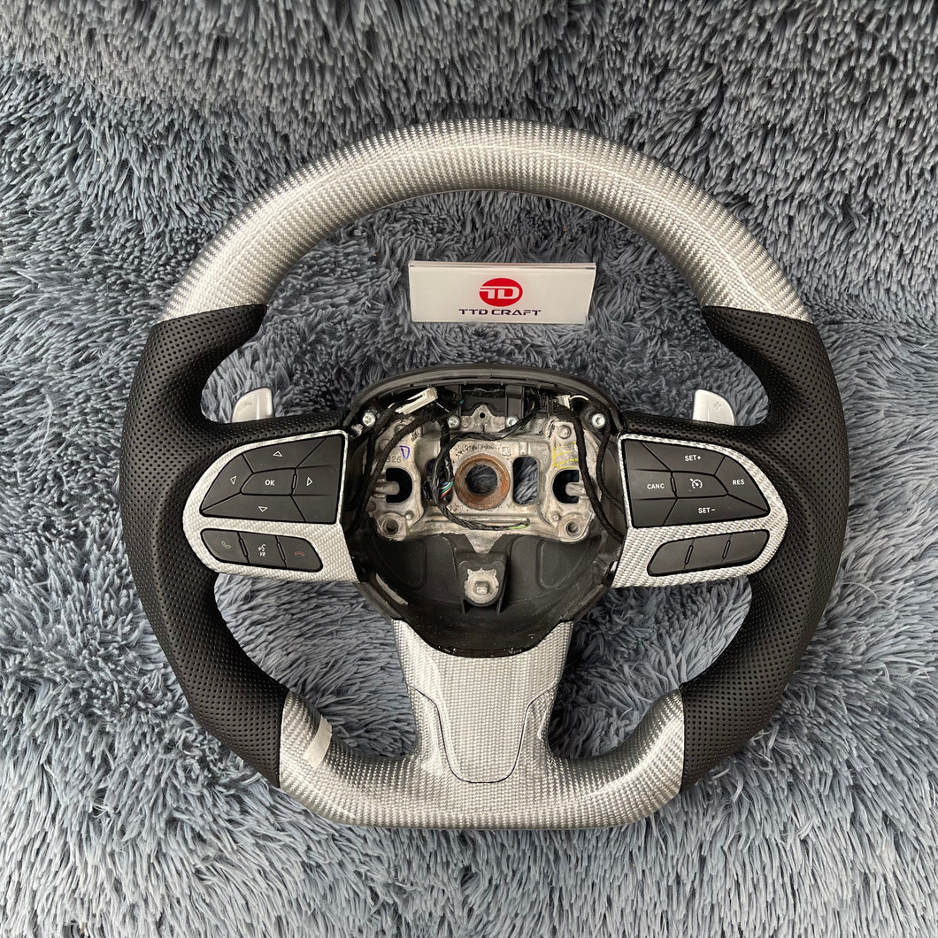 TTD Craft 2013-2023 Chrysler Pacifica Carbon Fiber Steering Wheel
