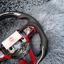 Carregar imagem no visualizador da galeria, Volante de fibra de carbono TTD Craft Dodge 2016-2023 Charger Challenger / 2014-2023 Durango