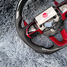 Lade das Bild in den Galerie-Viewer, TTD Craft Dodge 2016-2023 Ladegerät Challenger/2014-2023 Durango Carbon Faserlenkrad