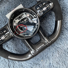 Load image into Gallery viewer, TTD Craft Benz C / CLA / CLS / E / G / GLA / GLB / GLE / GT / S Class AMG Carbon Fiber Steering Wheel with led