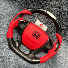 Cargar imagen en el visor de la galería, Volante de fibra de carbono TTD Craft Accord EX-L V6 2013-2017 de novena generación