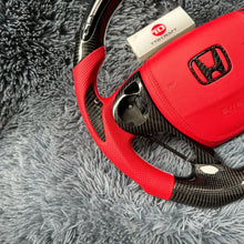 Cargar imagen en el visor de la galería, Volante de fibra de carbono TTD Craft Accord EX-L V6 2013-2017 de novena generación