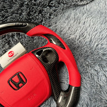 Загрузить изображение в средство просмотра галереи, TTD Craft 9th gen Honda 2013-2017 Accord Carbon Fiber Steering Wheel