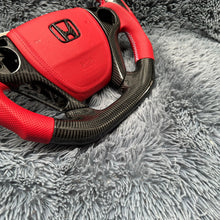 Загрузить изображение в средство просмотра галереи, TTD Craft 9th gen Honda 2013-2017 Accord Carbon Fiber Steering Wheel