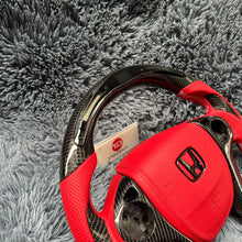 Загрузить изображение в средство просмотра галереи, TTD Craft 9th gen Honda 2013-2017 Accord Carbon Fiber Steering Wheel
