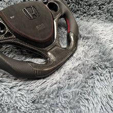 Cargar imagen en el visor de la galería, Volante de fibra de carbono TTD Craft Civic 2012-2015 Type R FK2 SI de 9.a generación