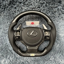Carregar imagem no visualizador da galeria, TTD Craft Lexus 2014-2024 IS 250 350 300 CT200h RC NX 200T RC RCF F esporte Volante de fibra de carbono