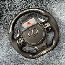 Carregar imagem no visualizador da galeria, TTD Craft Lexus 2014-2024 IS 250 350 300 CT200h RC NX 200T RC RCF F esporte Volante de fibra de carbono
