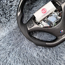 Load image into Gallery viewer, TTD Craft 1 SERIES E82 E88 / 3 SERIES E90 E91 E92 E93 / X1 E84 Carbon Fiber Steering Wheel