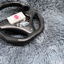 Load image into Gallery viewer, TTD Craft 1 SERIES E82 E88 / 3 SERIES E90 E91 E92 E93 / X1 E84 Carbon Fiber Steering Wheel
