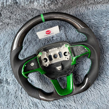 Carregar imagem no visualizador da galeria, Volante de fibra de carbono TTD Craft Dodge 2016-2023 Charger Challenger / 2014-2023 Durango
