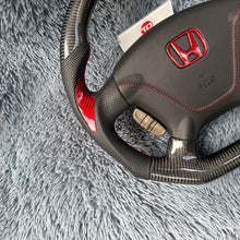 Lade das Bild in den Galerie-Viewer, TTD Craft 2. Gen Honda 2002-2006 CRV Carbonfaserlenkrad