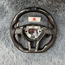 Carregar imagem no visualizador da galeria, Volante de fibra de carbono TTD Craft W176 W205 R213 W213 X166 X253 AMG