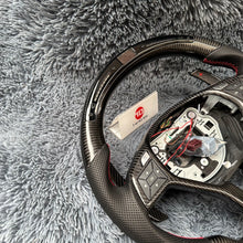 Load image into Gallery viewer, TTD Craft Benz C63AMG W176 W204AMG W212 W218 C117 E350 SL63 R231 X156 GLA45AMG SLAMG Carbon Fiber Steering Wheel With Led